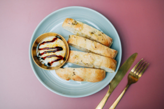 Kissa Kissa | Buratta foccacia small plate | Vinyl jazz record room | Brooklyn NY USA