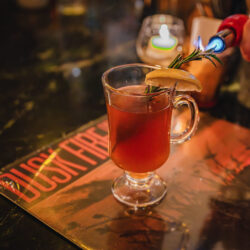Kissa Kissa | Dusk Fire | Sultry, toasty hot toddy | Vinyl jazz record room | Brooklyn NY USA