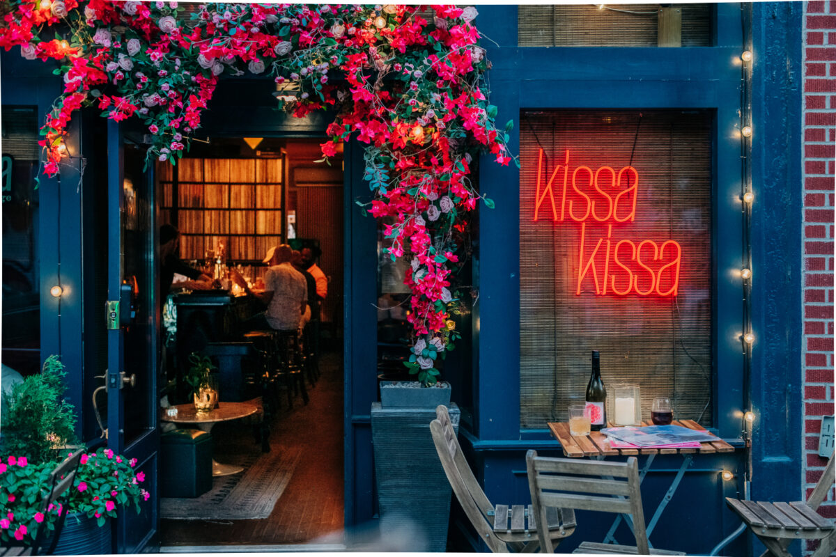 Intimate atmosphere at Kissa Kissa jazz listening bar Crown Heights Brooklyn