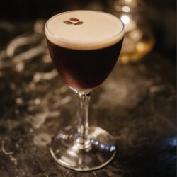 Kissa Kissa | The espresso martini you’ve been missing - Reposado · sotol · Averna · Mr. Black · cold brew extract · mole & chocolate bitters | Vinyl jazz cocktail bar | Brooklyn NY USA