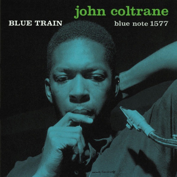John Coltrane Blue Train album cover, Clarendon typeface by Reid Miles, Blue Note Records 1957 -- Kissa Kissa