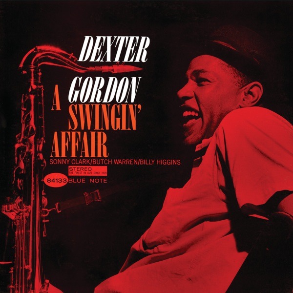 Dexter Gordon A Swingin Affair album cover, Onyx typeface by Reid Miles, Blue Note Records 1962 -- Kissa Kissa
