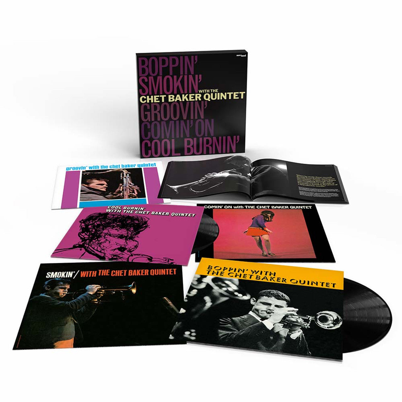 Chet Baker Five from 65 New Land Records box set cover