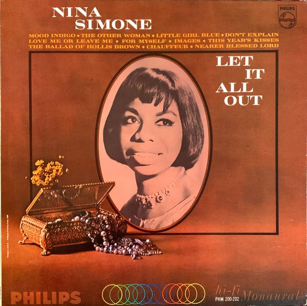 Let It All Out album cover, Philips 1966 -- Nina Simone at Kissa Kissa
