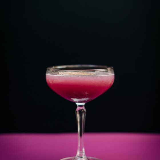Kissa Kissa | Mood Indigo pineapple daiquiri with butterfly pea flower cocktail | Vinyl jazz cocktail bar | Brooklyn NY USA