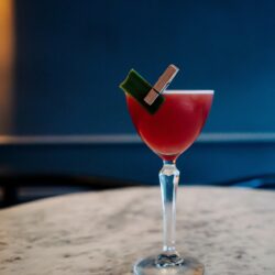 So Nice, the pandan pisco punch poured at Summer Samba, a two-night bossa nova vinyl listening series at Kissa Kissa in Crown Heights, Brooklyn