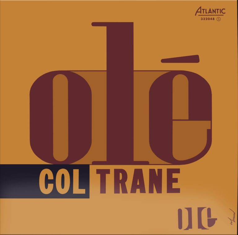 John Coltrane -- Olé Coltrane (Atlantic, 1962) album cover: the French-pressing jacket from Rhino's 1960-1964 Mono box