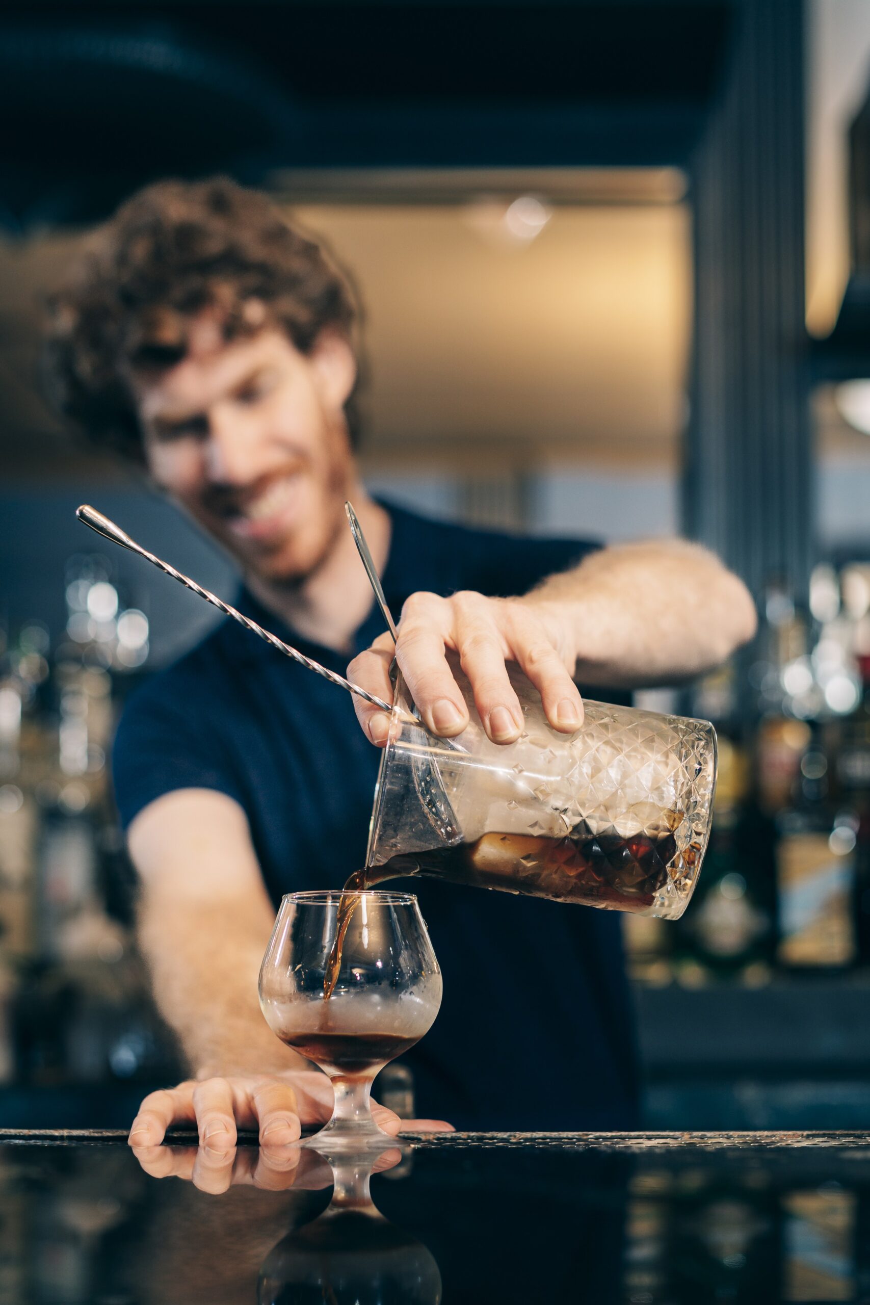 Kissa Kissa — Behind the bar