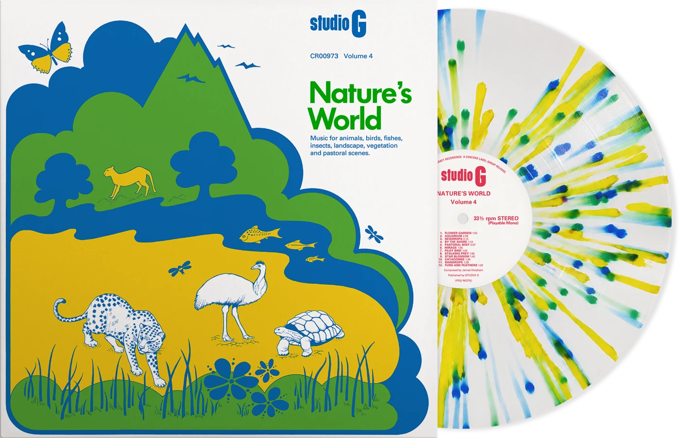 Studio G, Nature&rsquo;s World, the Jazz Dispensary reissue on splatter vinyl